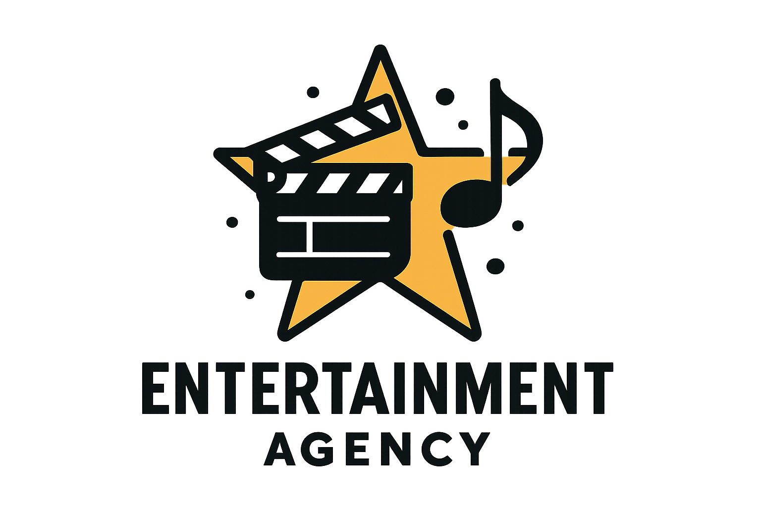 Logo de agencia de entretenimiento