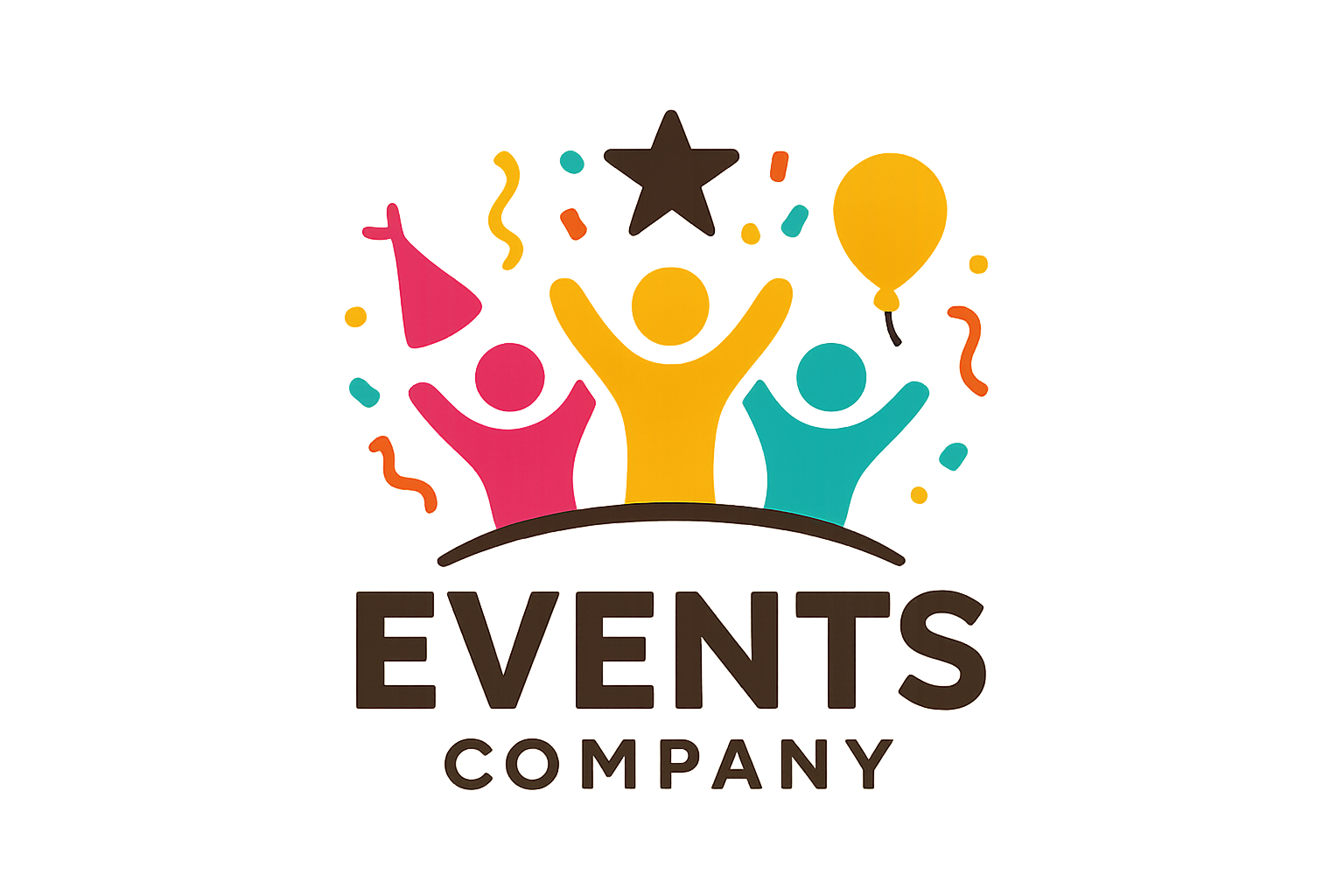 Logo de empresa de eventos
