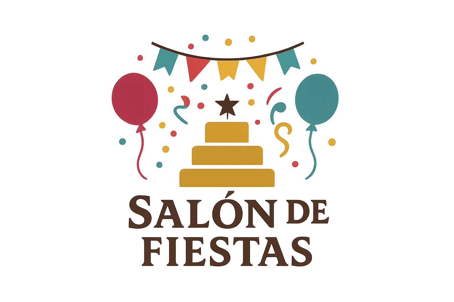 Logo de salón de fiestas